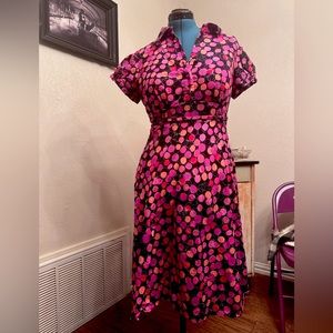 Retro Polka Dot Dress